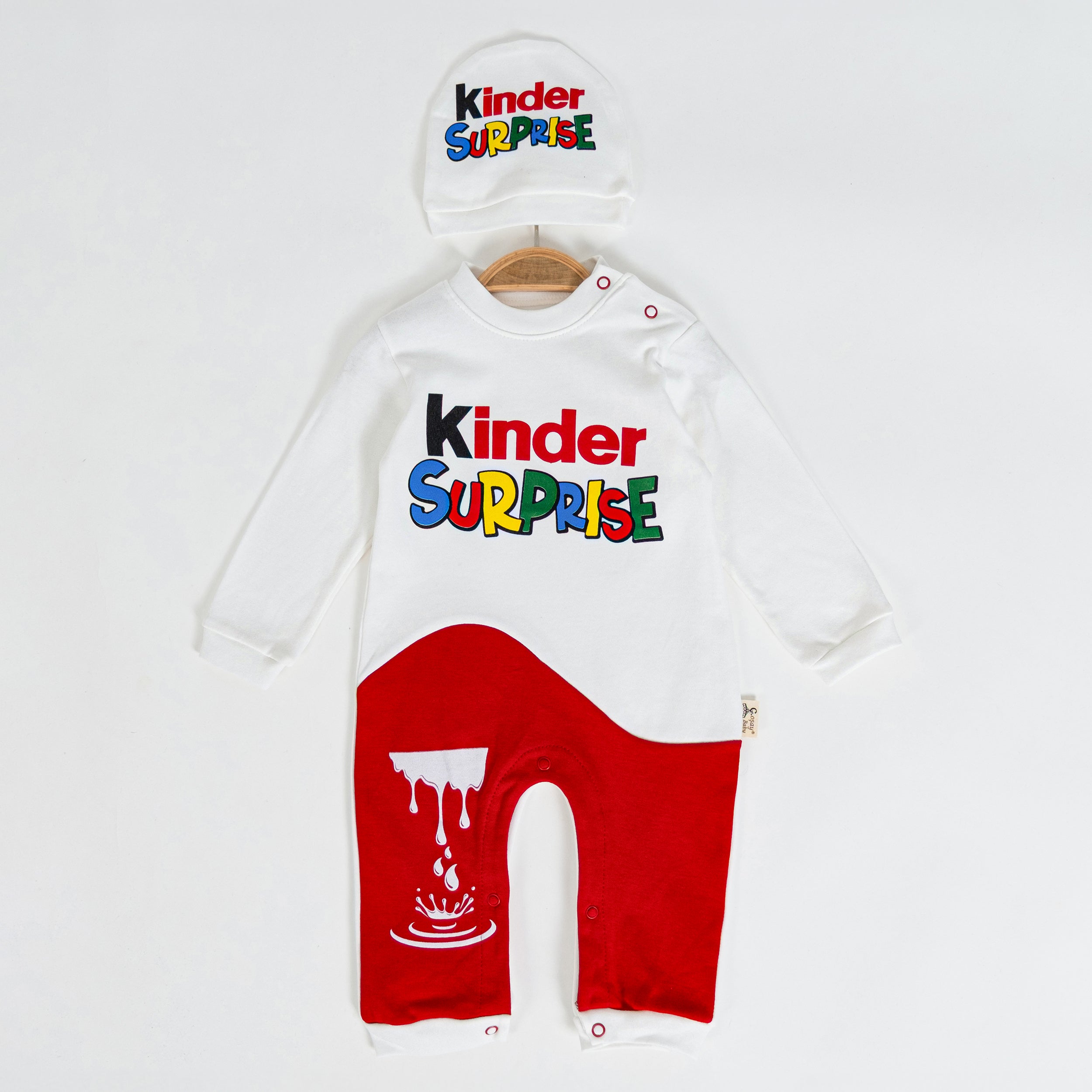Kinder Sürpriz Temalı Bebek Tulum Seti