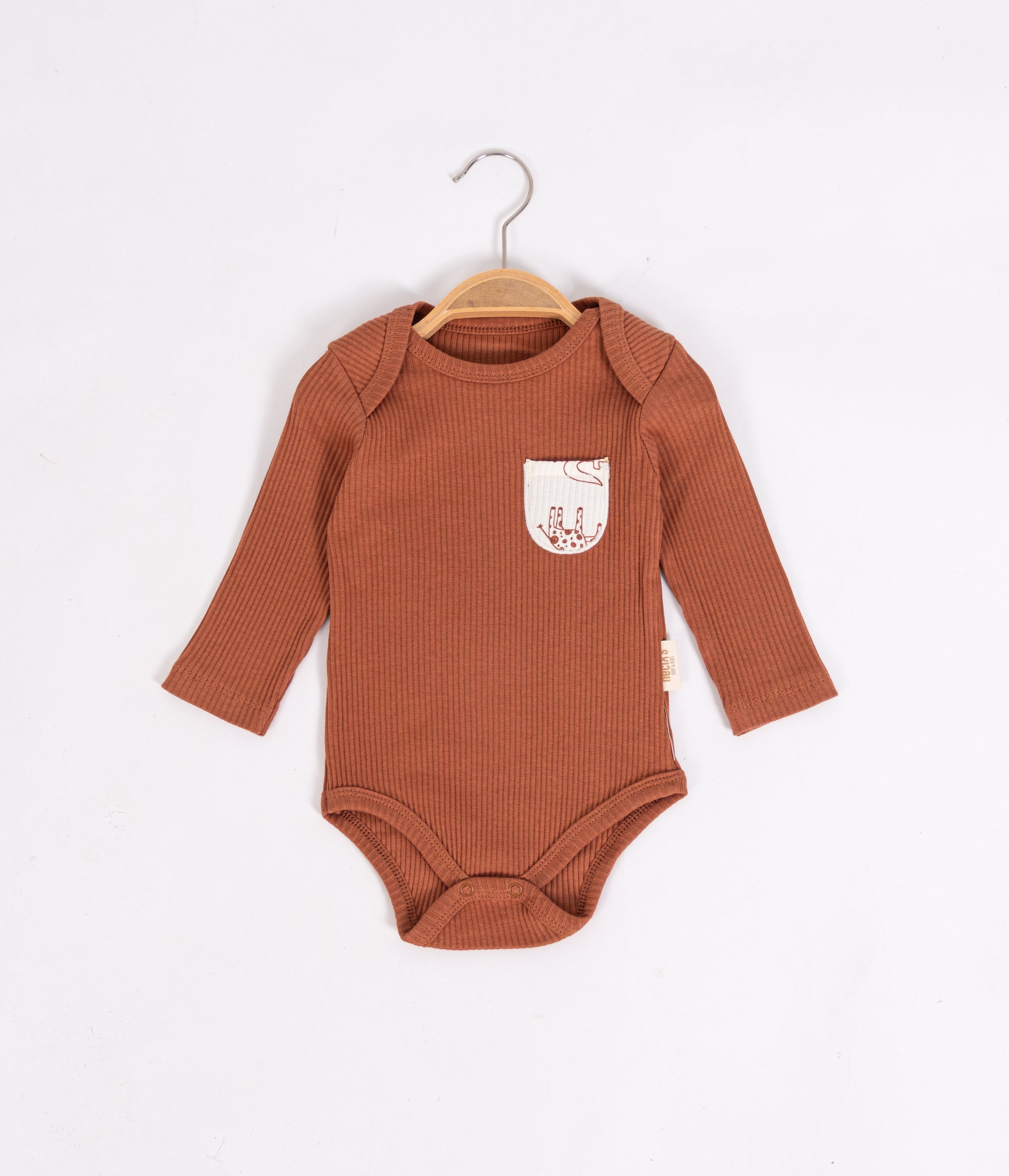 Cep Detaylı Bebek Body