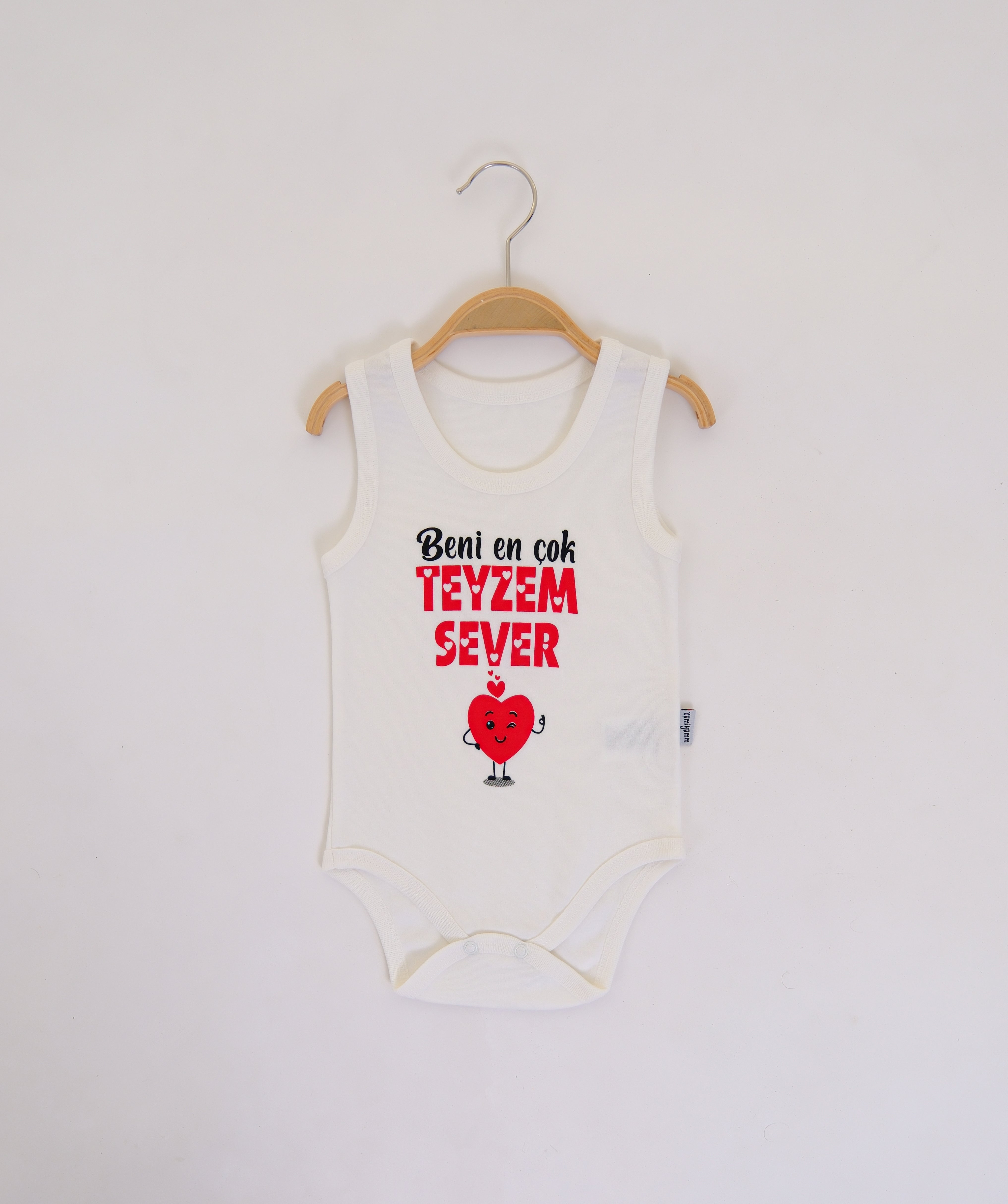 Teyzem Beni Çok Sever Baskılı Bebek Zıbın